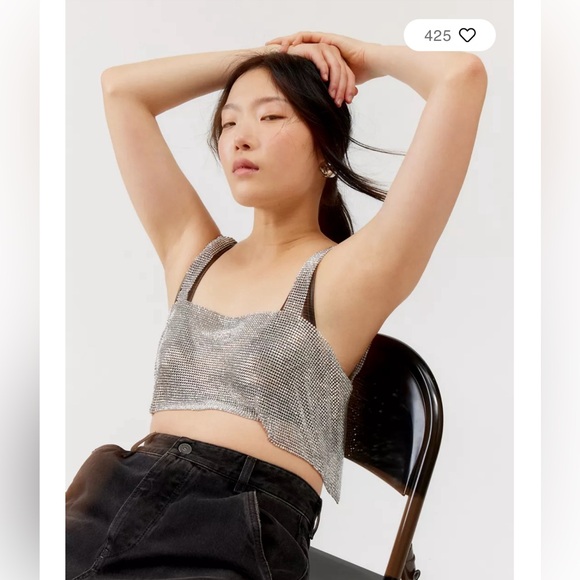 Silver top Rhinestone - Picture 2 of 10